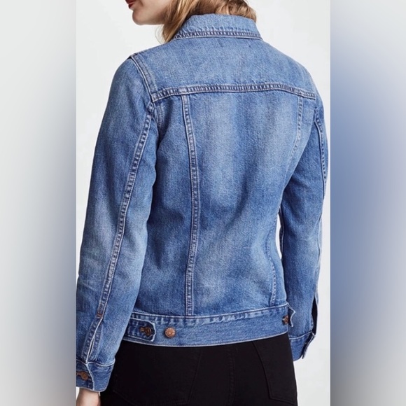 Madewell The Jean Jacket In Printer Wash Size: S - Picture 12 of 14